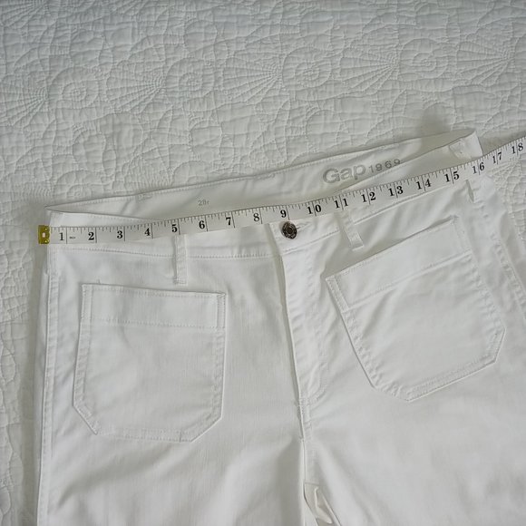 DONATED White Wide Leg Jeans Sz 6 - Picture 7 of 11